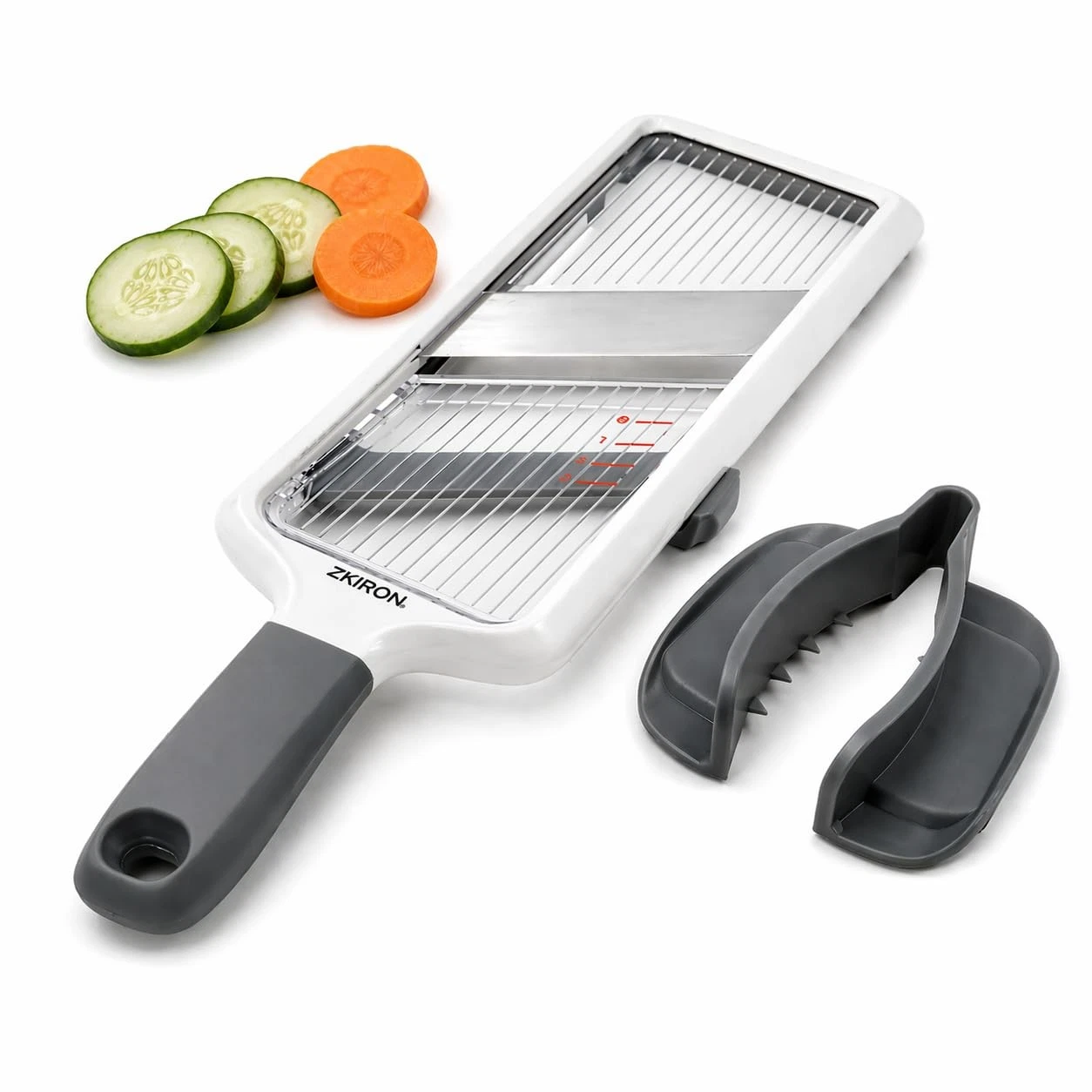 Handheld Mandoline Slicer for Kitchen - Adjustable 3-Thickness (1mm-3mm) Slic...