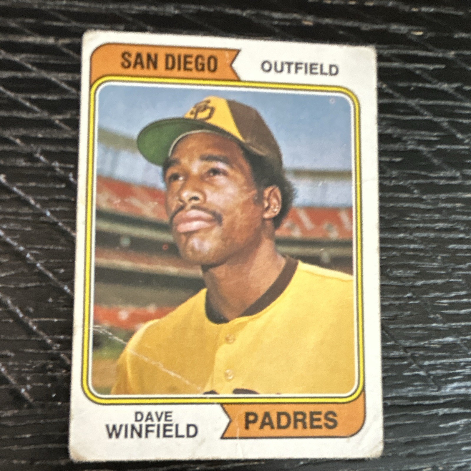 Topps 1974 Dave Winfield Rookie #456 San Diego Padres MLB Baseball Card