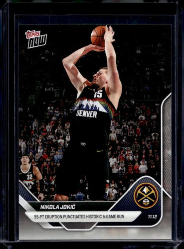 Nikola Jokić - 2025-26 NBA Topps NOW® - Card 51 - PR: 697