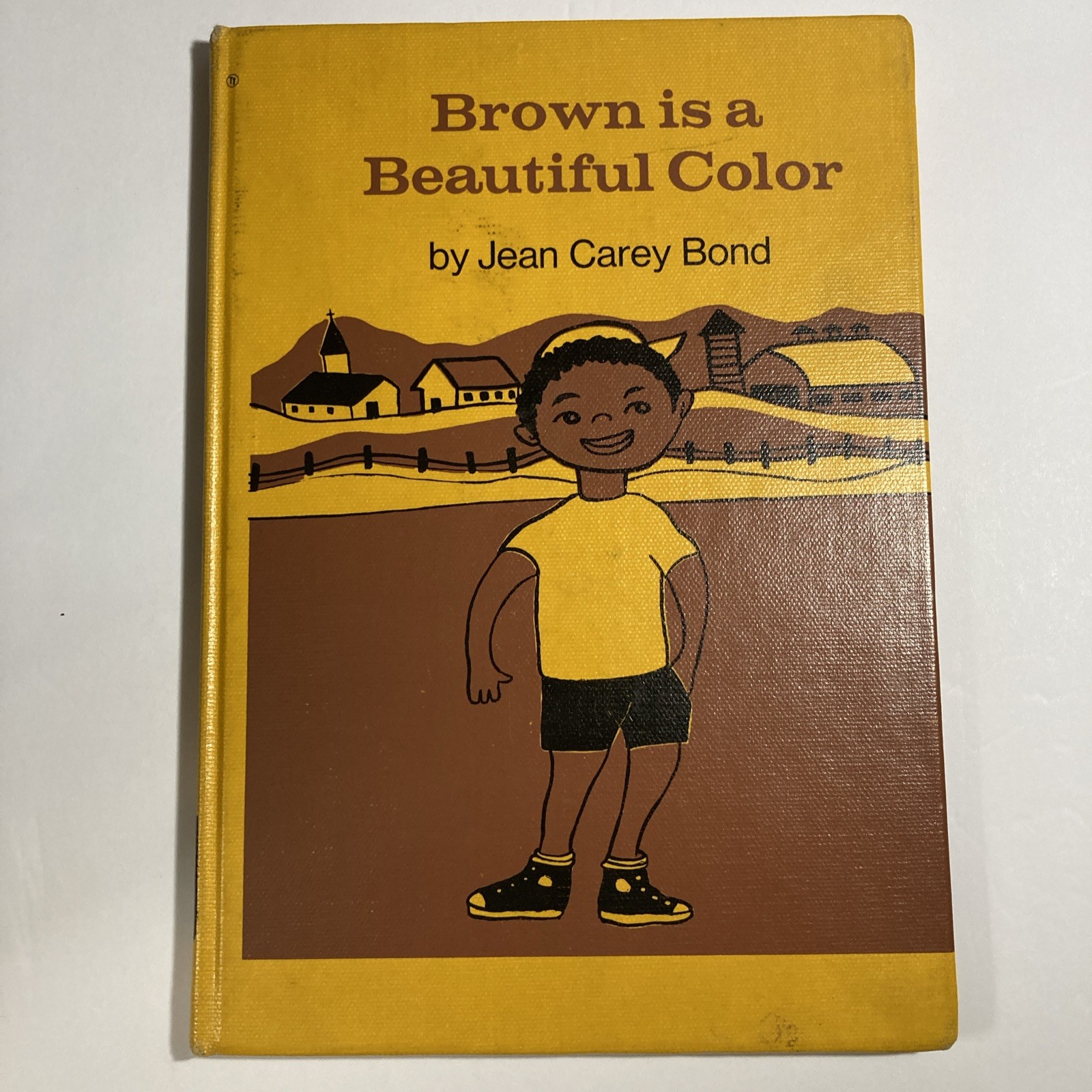Brown Is A Beautiful Color 1970 Lib Binding Jean Bond Illus Barbara Zuber HC