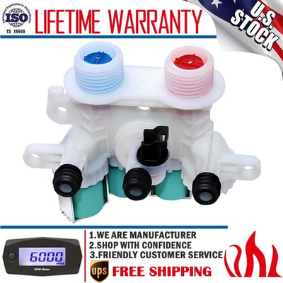 #ad W11096268 W11220230 Water Inlet Valve Replacement for Whirlpool Maytag Washer $19.99