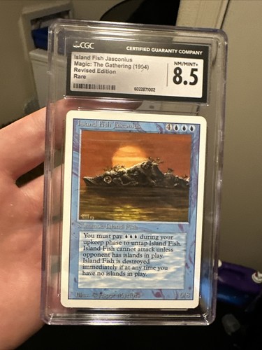 MTG - Revised 1994 Rare - Island Fish Jasconius - Graded - CGC 8.5 - Picture 1 of 8