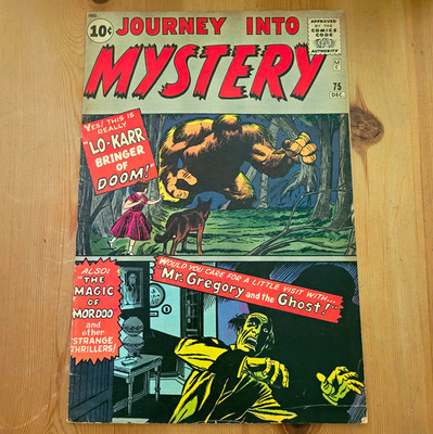 Atlas Comics Journey Into Mystery #75 (1961) Silver Age Lo-Karr Mordoo