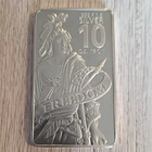 10 oz .999 Fine Silver Bar Freedom Design Troy Ag 47 Precious Metal Collectible