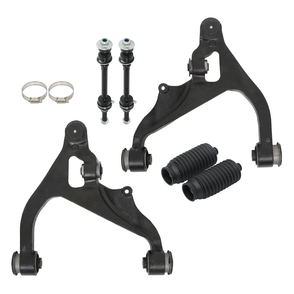 4x4 Front Lower Control Arm + Ball Joint Sway Bars Fit For Dodge Ram 1500 06-22 Foto 3 de 4