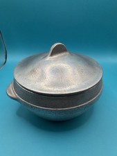 Vintage York Metal Crafters Aluminum Covered Dish #7002 – Made in USA – MCM