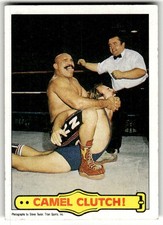 1985 Topps WWF Pro Wrestling Stars Camel Clutch! #49
