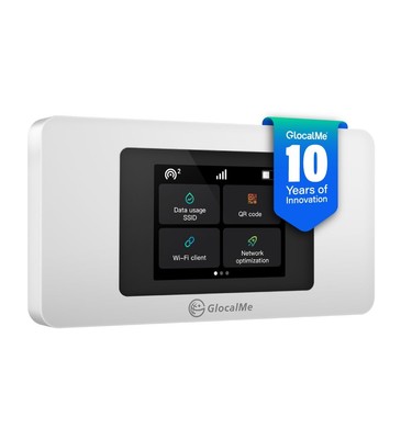 DuoTurbo 4G LTE Portable WiFi Hotspot for Travel in 200+ Countries, Mobile Ho...