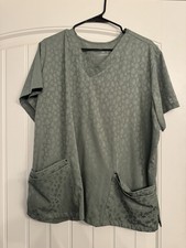 Easy STRETCH Lina Women's scrub SET - Olive Green Size 2xL