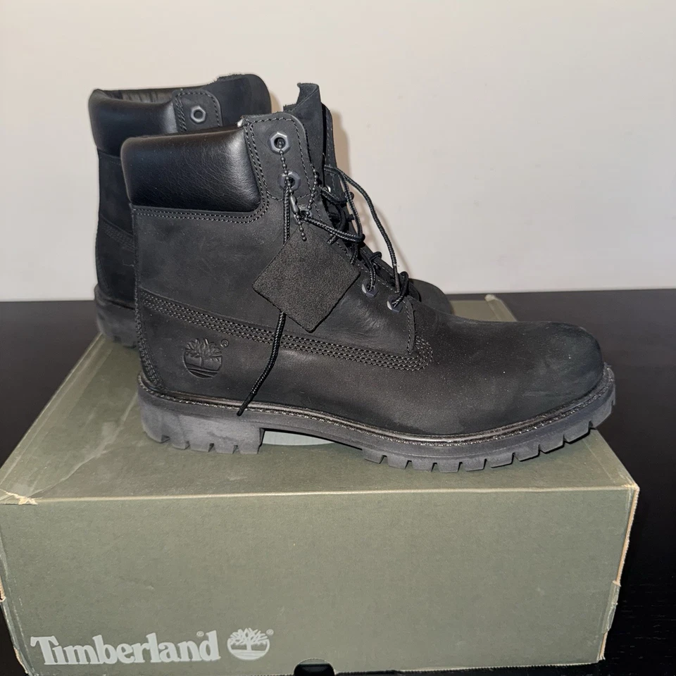 Men’s Timberland Boots Charcoal/Black Size 9.5 - Image 3 of 4