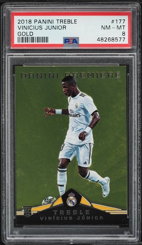 Vinicius Junior [Gold] #177 2018 Panini Treble card