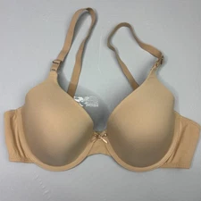 Maidenform Bra 36D Tan Lined Underwire Seamless Cup Adjustable Straps