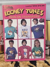 Looney Tunes Iron-On Transfer Book by Leisure Arts 1993, Trade Paperback 