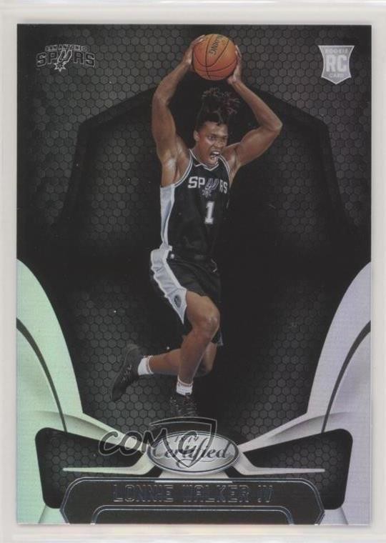 2018-19 Certified Mirror Lonnie Walker IV #168 4f5