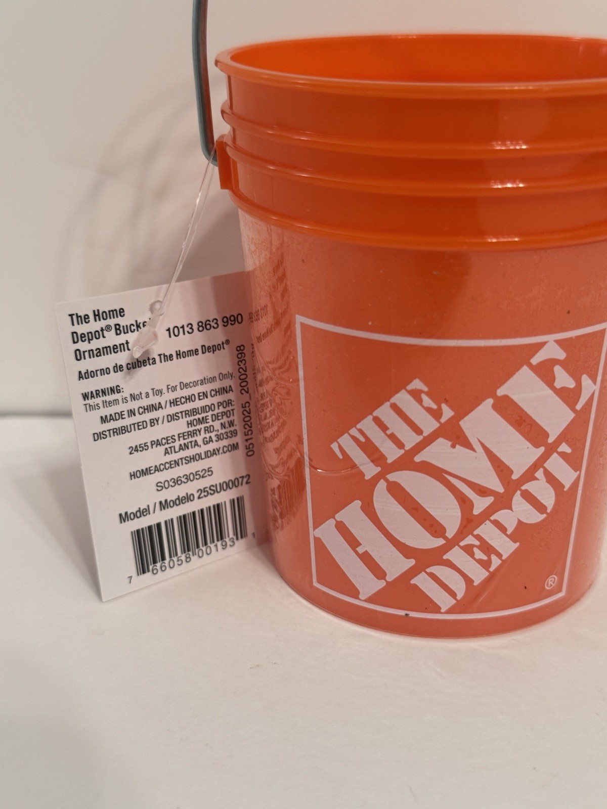 HOME DEPOT 3.75"  Mini Ornament Bucket (0.5-Quart)