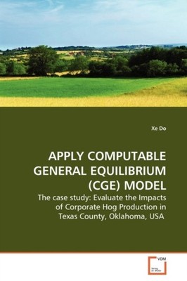 Do - APPLY COMPUTABLE GENERAL EQUILIBRIUM CGE MODEL - New paperback  - X555z