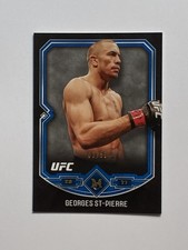 2017 Topps UFC Museum Collection Georges St-Pierre 2/50 Blue Parallel Card #17