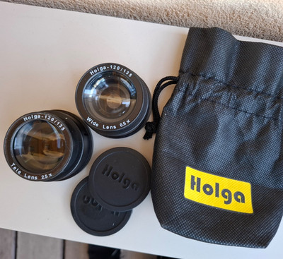 Holga N 120 Tele- und Weitwinkelaufsatz 2,5 + 0.5