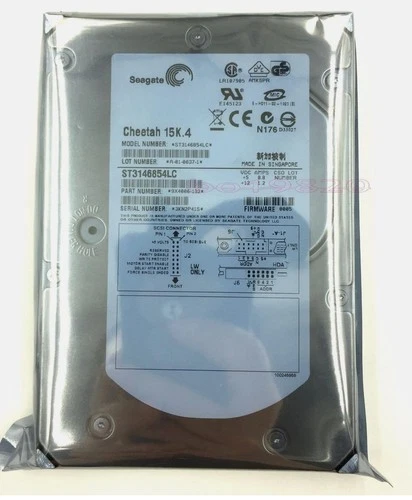 SEAGATE ST3146854LC 146GB 15K 80-pin U320 SCSI HARD DRIVE