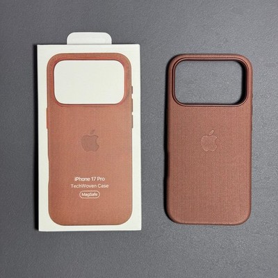 TechWoven Case with MagSafe Blue Sienna & Logo For iPhone 17 Pro Max 17 Pro