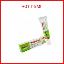 Secure Sensitive Gums Waterproof Denture Adhesive Zinc Free with Aloe Vera & Myr