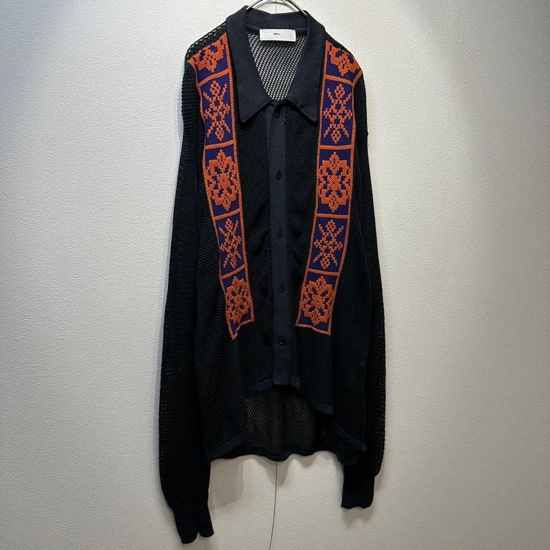 トップス TOGA VIRILIS Mesh jersey cardigan TOGA VIRILIS ARCHIVES Embroidered design mesh cardigan | eBay