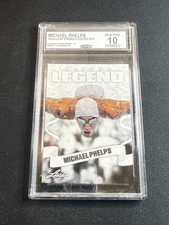 Michael Phelps 2024 Leaf Prized Legend CCG 10 USA