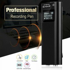 LCD Mini Spy Audio Recorder Voice Activated Listening Device 96 Hours 16GB