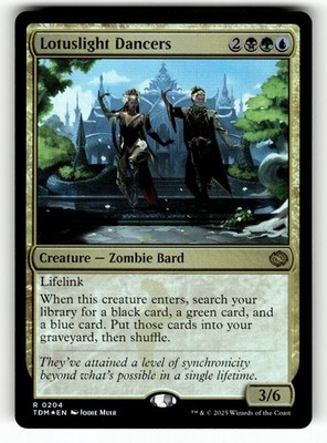 204-Lotuslight Dancers-R Foil NM-Tarkir: Dragonstorm (TDM)