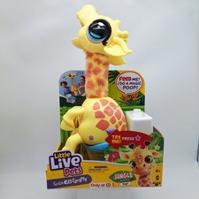 Little Live Pets Gotta Go Giraffe Gigi Interactive Repeat PlayG Plush Toy NEW