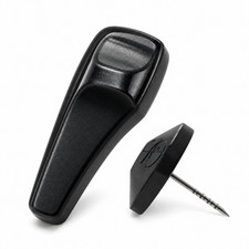 1,000 GENUINE SENSORMATIC BRAND SUPERTAG II W/PIN, BLACK, PRE-OWNED
