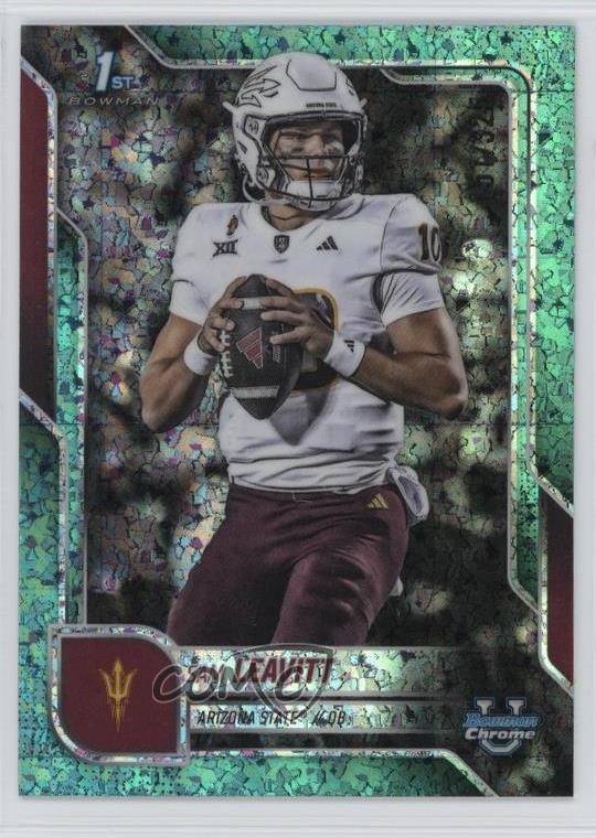 2025 Bowman U Chrome Aqua Mini-Diamond Refractor 151/325 Sam Leavitt #195 0dv1