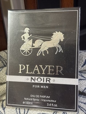PLAYER NOIR 3.4 SP MEN 3.4 Oz EDT Spray Men's Cologne Inspired By Polo Black