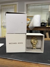 Michael Kors Mini Slim Runway MK3512 34mm Gol...
