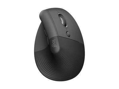 Logitech Lift Vertical Ergonomic Mouse, Wireless, Bluetooth or Logi Bolt USB