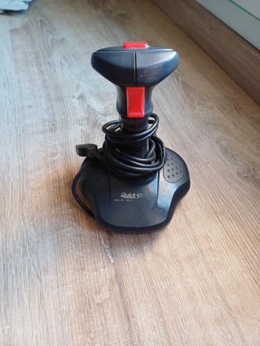 Joystick QuickShot QS-131 Pour Atari, Amiga Et Autres Anciennes Consoles - Manette D'occasion En état De Marche