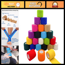 24 Pack Self Adhesive Bandage Wrap 2 x 5 Yards - Elastic, Breathable, Cohesive