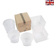 5-Piece Cheese Molds Set - Easy Ricotta Making and Beautiful Platters