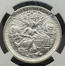 1937-D Texas Classic Commemorative Half Dollar 50C