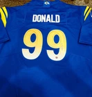 Aaron Donald NFL Signed Autographed Los Angeles Rams Custom Jersey COA