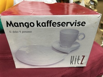 KitZ Mango Kaffeservise 12 Pc NIB