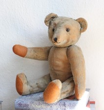 Antique Vintage Big Mohair Bear Fully Jointed Steiff Schuco Mohair Growler rare