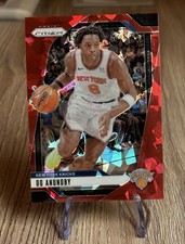 2024-25 panini prizm - OG Anunoby #149 Red Prizm New York Knicks ￼