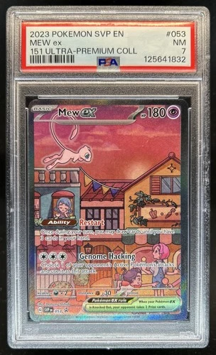 2023-25 Pokemon SV Black Star Promos Mew ex #053 PSA 7