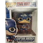 Funko Pop Marvel Captain America Civil War Captain America #125 Vinyl Figure
