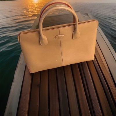 TODS TOD S Original Tod's Di Bag Handtasche beige top Zustand Tasche Luxus edel