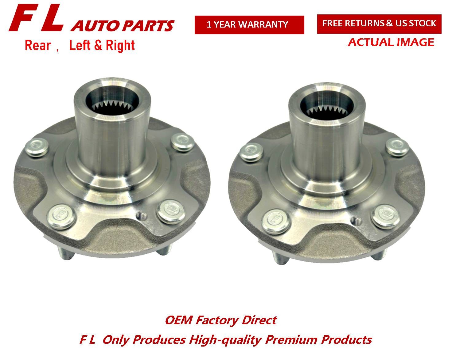 X2 For Honda Acura NSX NA1 NA2 1991-2005 Rear Axle Wheel Hub Only 42600-SL0-010