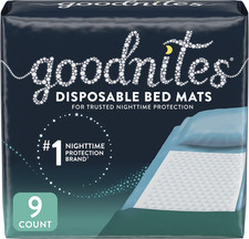 Disposable Bed Mats, 9 Count