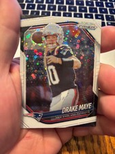 2025 Panini Prizm - Drake Maye #165 White Disco Prizm