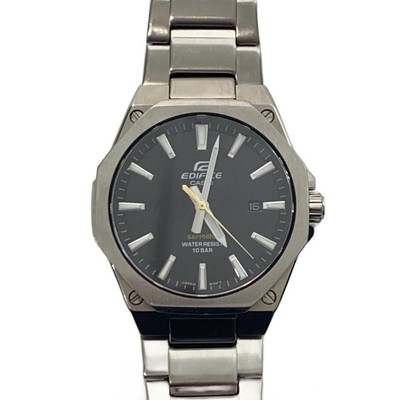 Casio Quartz Watch/Analog/Stainless Steel/Blk/Slv/Efr-S108/Edifice//